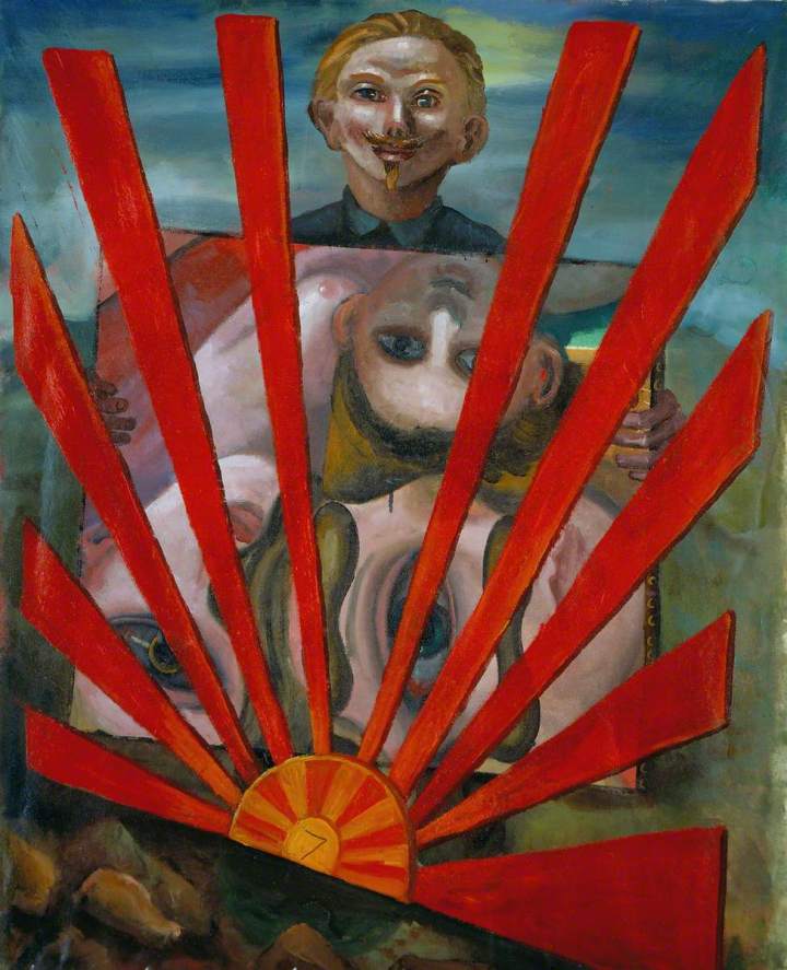 Campbell, Steven, 1953-2007; Outside Right at the Sunset Gate